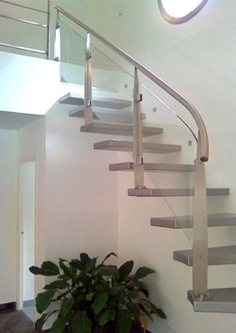 Escalier métallerie Inox Alu Concept